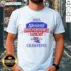 Good Louisiana Tech Bulldogs 2025 Independence Bowl Champions logo T-shirt featuring vibrant team colors and design.