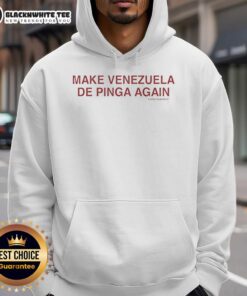 Stylish Good Make Venezuela De Pinga Hoodie in vibrant colors, perfect for casual wear and showcasing Venezuelan pride.