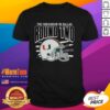 Alt Text: Good Miami Hurricanes NCAA CFP The Showdown in Dallas Round Two Helmet T-Shirt showcasing vibrant team colors and logo.