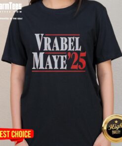 Good Mike Vrabel and Drake Maye 2025 New England Patriots Ladies Tee featuring stylish design and team colors.