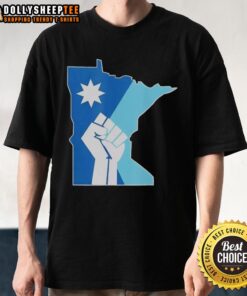 Good Minnesota Rebel New State Flag T-Shirt featuring a bold design celebrating Minnesota pride and state flag colors.