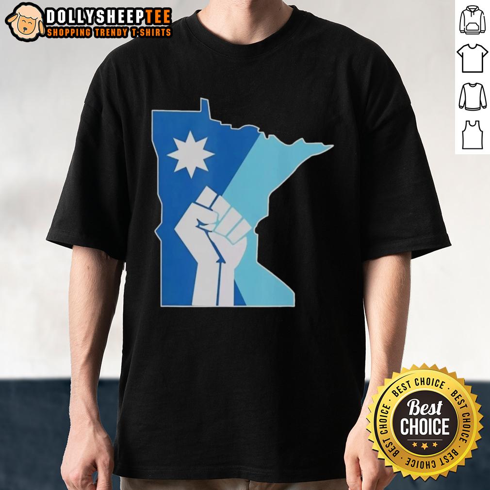 Good Minnesota Rebel New State Flag T Shirt Good Minnesota Rebel New State Flag T-Shirt featuring a bold design celebrating Minnesota pride and state flag colors.