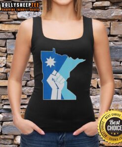 Good Minnesota Rebel New State Flag tank top design featuring vibrant colors and bold graphics for Minnesota pride.