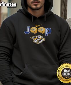 Good Nashville Predators Jeep hoodie showcasing team spirit for hockey fans, perfect for game day or casual wear.
