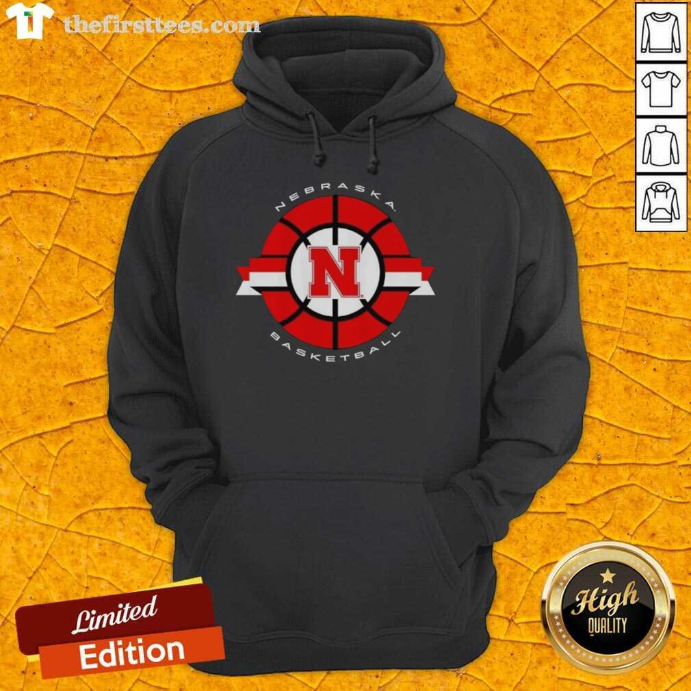 good-nebraska-cornhuskers-basketball-classic-circle-logo-hoodie Good Nebraska Cornhuskers Basketball Classic Circle Logo Hoodie featuring team colors and iconic logo design.