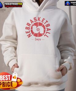 Good Nebraska Cornhuskers Nebrasketball hoodie in vibrant red, showcasing team logo for fans and athletes.