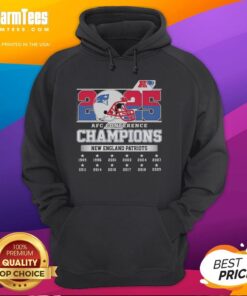 Alt Text: Good New England Patriots AFC Conference Champions 2025 hoodie featuring team logo and bold design.