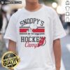 Good New Jersey Devils Snoopy's Hockey Camps 2026 T-Shirt featuring vibrant graphics and team colors for young fans.