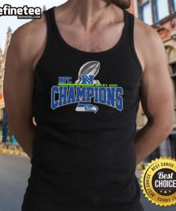 2025-2026 Seattle Seahawks NFC Division Champions tank top showcasing team pride and vibrant colors.