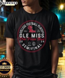Good Ole Miss 2026 Fiesta Bowl Bound T-Shirt featuring team colors and logo, perfect for fans celebrating the bowl game.