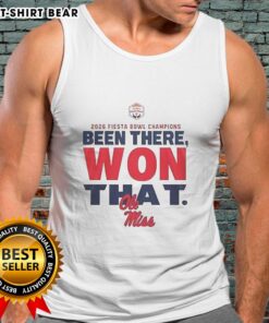 Good Ole Miss Rebels Fiesta Bowl Champions 2026 tank top featuring team colors and logo, perfect for game day style.