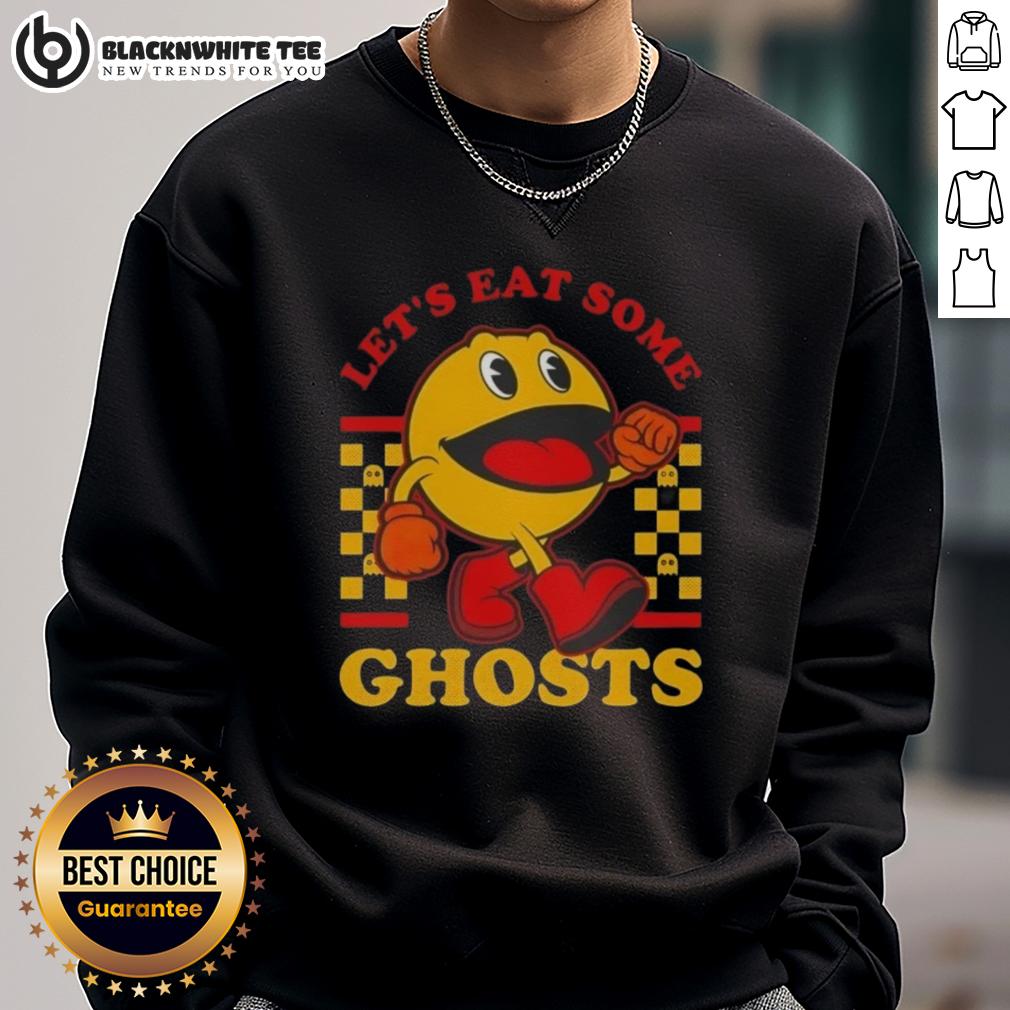 Good Pacman Let'S Eat Some Ghosts Sweatshirt Good Pacman Lets Eat Some Ghosts sweatshirt featuring colorful graphic design perfect for gaming fans and retro style lovers.