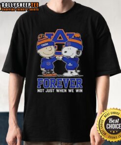 Good Peanut Snoopy Charlie Brown Auburn Tigers Forever T-Shirt design, perfect for fans celebrating team spirit anytime.