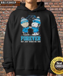 Good Peanut Snoopy and Charlie Brown hoodie for Carolina Panthers fans, celebrating loyalty beyond game wins.