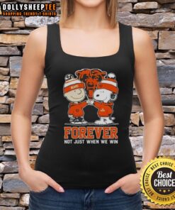 Good Peanut Snoopy Charlie Brown Chicago Bears Forever tank top design showcasing team spirit and loyalty.