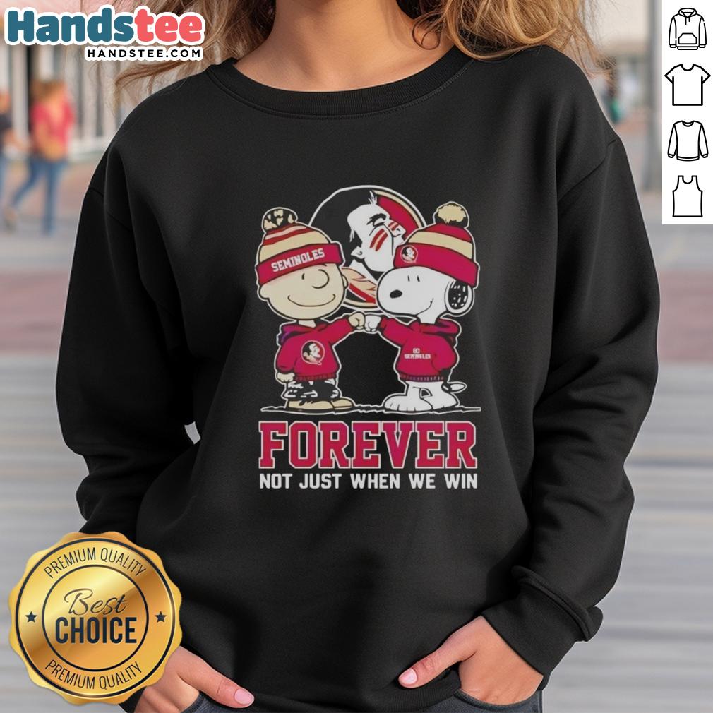 good-peanut-snoopy-charlie-brown-florida-state-seminoles-forever-not-just-when-we-win-sweatshirt Good Peanut Snoopy and Charlie Brown sweatshirt celebrating Florida State Seminoles, perfect for fans year-round.
