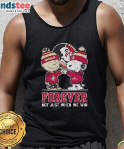Good Peanut Snoopy and Charlie Brown Florida State Seminoles Forever tank top, perfect for fans celebrating every game.