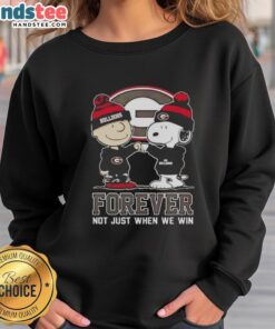 Good Peanut Snoopy and Charlie Brown Georgia Bulldogs sweatshirt, perfect for fans celebrating team spirit year-round.