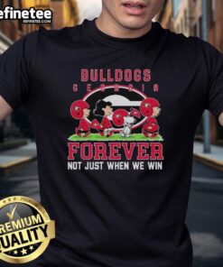 Good Peanuts Georgia Bulldogs Forever T-Shirt showcasing team spirit, perfect for fans celebrating every game.