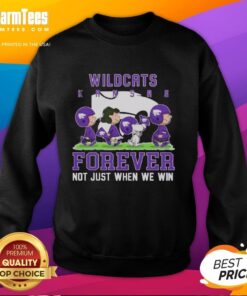 Good Peanuts Kansas State Wildcats Forever sweatshirt featuring team colors and logo, perfect for loyal fans.
