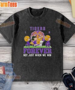 Good Peanuts LSU Tigers Forever t-shirt in washed style, perfect for fans who support their team through thick and thin.