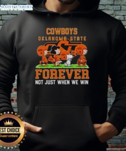 Good Peanuts Oklahoma State Cowboys Forever hoodie showcasing team pride, perfect for fans on game day and beyond.