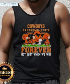 Good Peanuts Oklahoma State Cowboys Forever tank top celebrating team spirit, perfect for fans on game day.