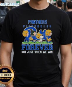 Good Peanuts Pitt Panthers Forever T-Shirt showcasing team spirit, perfect for loyal fans, not just when we win.