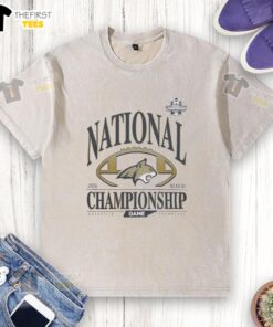 Alt Text: Penn State Nittany Lion football championship game 2026 logo on a washed t-shirt, perfect for fans and collectors.