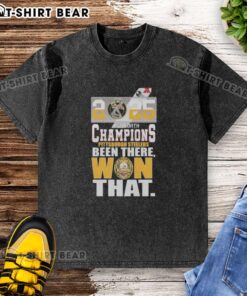 Good Pittsburgh Steelers 2025 AFC North Champions 'Been There Won That' washed t-shirt showcasing team pride and history.