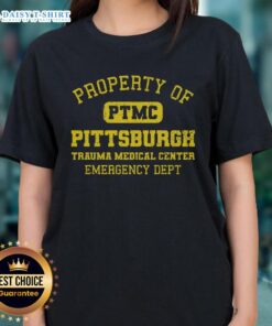 Alt Text: Good Pittsburgh Trauma Medical Center Ladies Tee showcasing a stylish design perfect for supporters of healthcare.