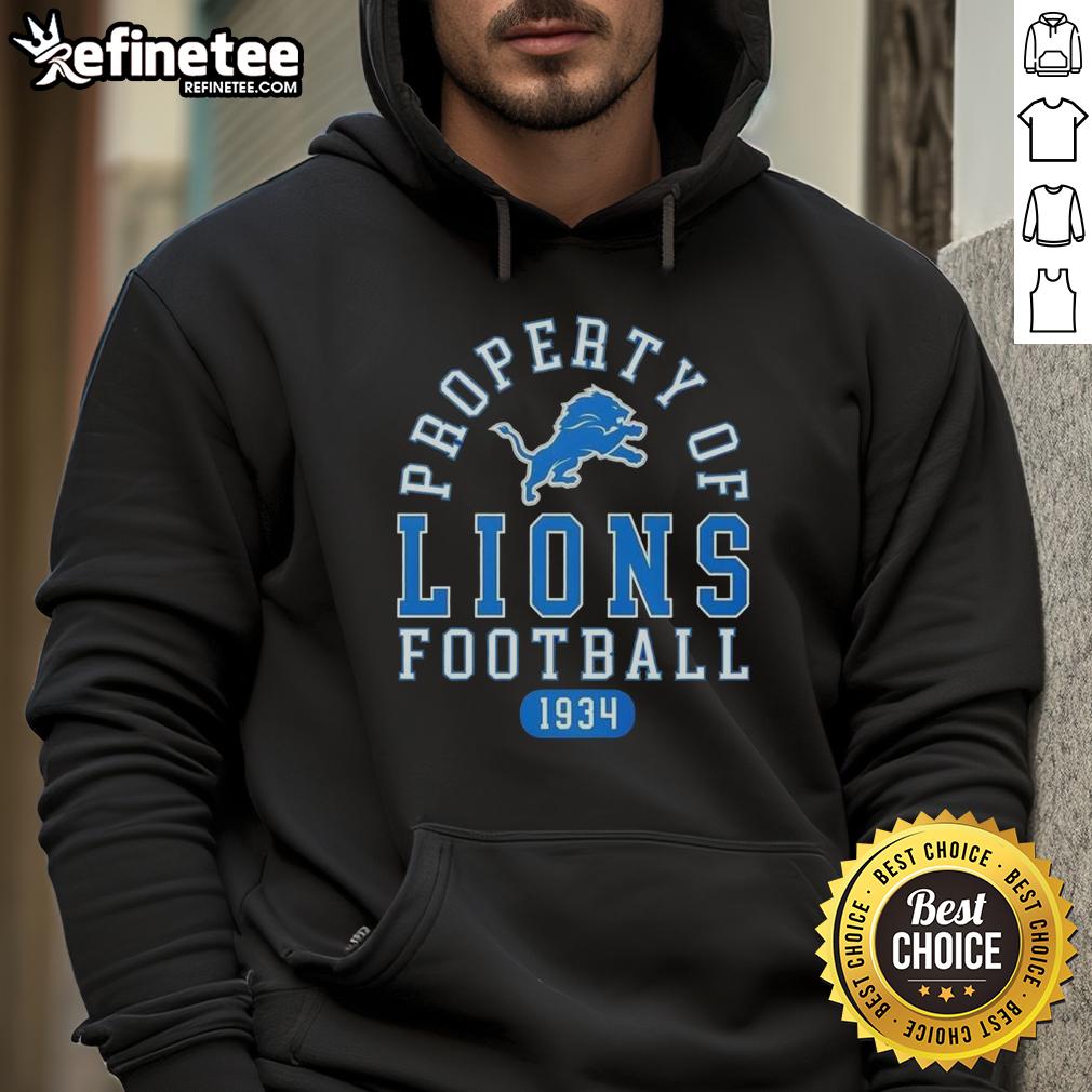 good-property-of-detroit-lions-football-since-1934-hoodie Detroit Lions football hoodie showcasing team pride since 1934, perfect for fans and stylish comfort.