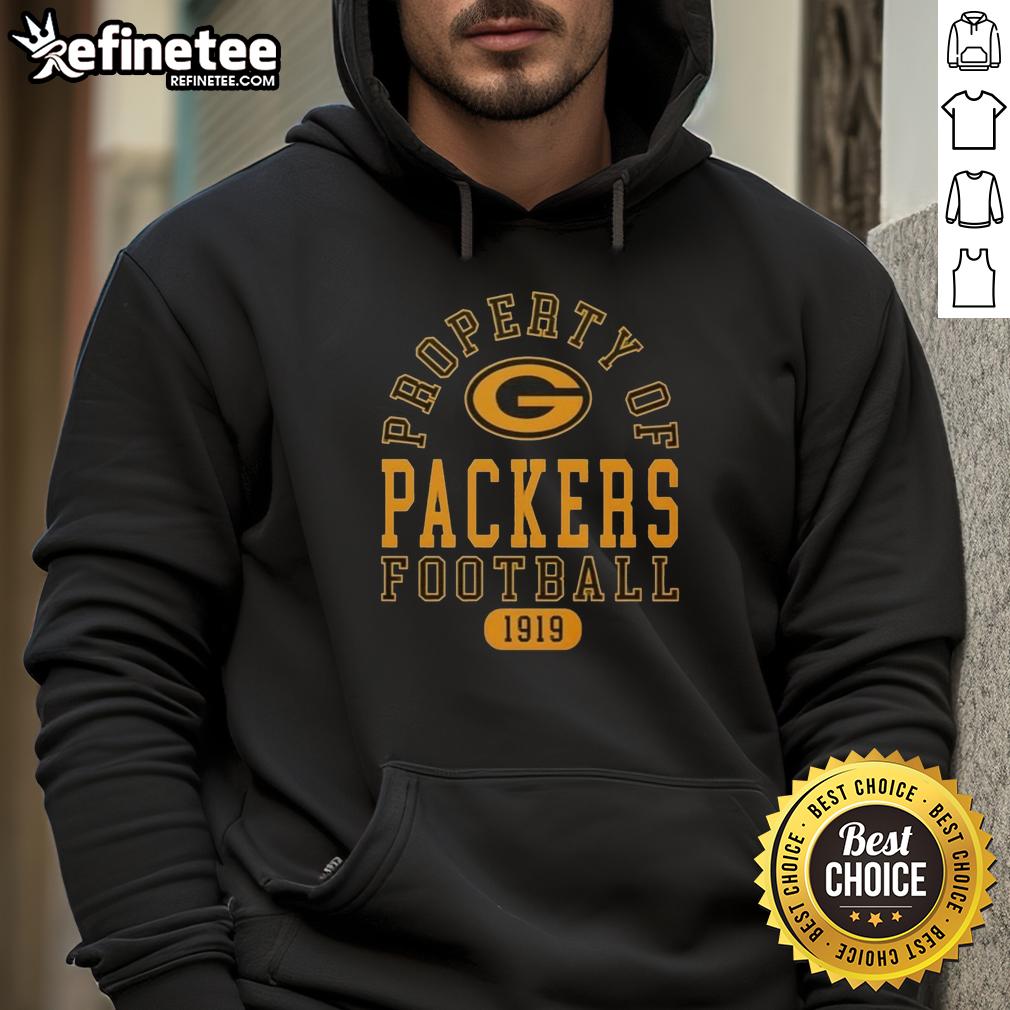 good-property-of-green-bay-packers-football-since-1919-hoodie Green Bay Packers hoodie celebrating the team's legacy since 1919, perfect for fans and collectors.