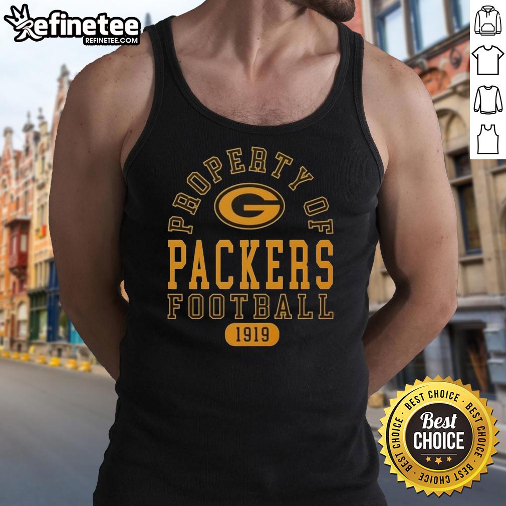 good-property-of-green-bay-packers-football-since-1919-tank-top Green Bay Packers football tank top featuring 'Good Property Since 1919' design, perfect for fans and casual wear.