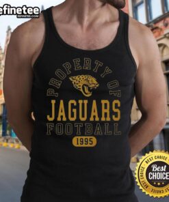 Jacksonville Jaguars tank top celebrating the team's legacy since 1995, perfect for fans and collectors.