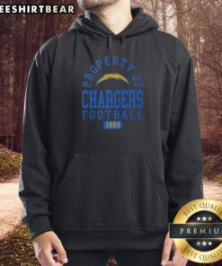 Los Angeles Chargers football hoodie featuring iconic design, celebrating the team's legacy since 1960.