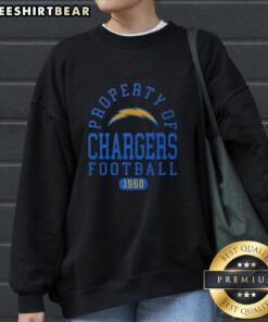 Los Angeles Chargers football sweatshirt showcasing team pride since 1960, perfect for fans and game day wear.