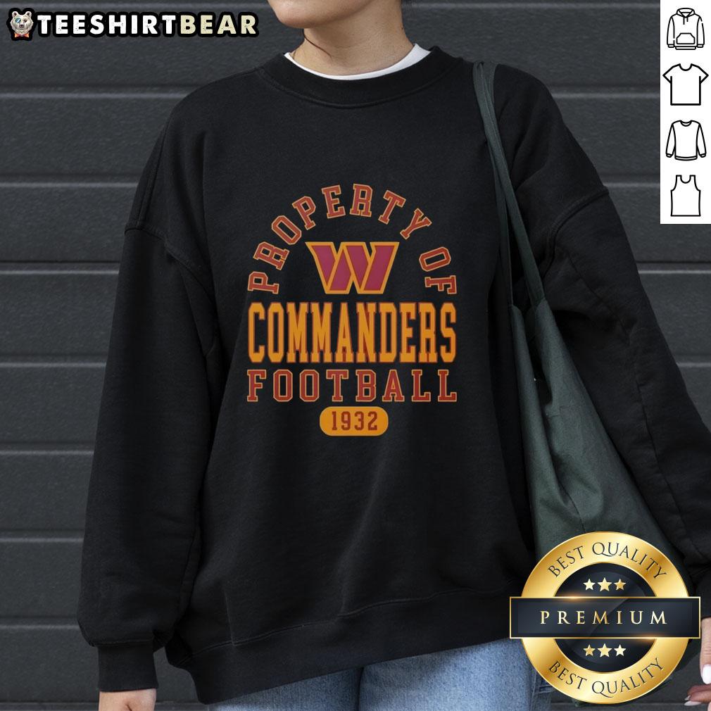good-property-of-washington-commanders-football-since-1932-sweatshirt Cozy sweatshirt featuring the Good Property of Washington Commanders Football since 1932, perfect for fans.
