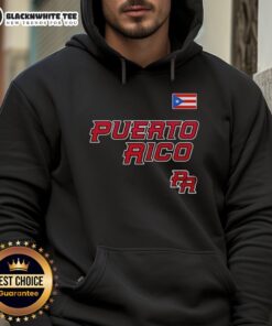 Good Puerto Rico World Baseball 2026 Hoodie in vibrant colors, perfect for fans supporting Puerto Rico's baseball team.