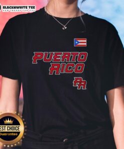 Good Puerto Rico World Baseball 2026 ladies tee featuring vibrant design and comfortable fit for baseball fans.