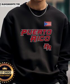 Good Puerto Rico World Baseball 2026 sweatshirt featuring vibrant colors and a stylish design for fans.