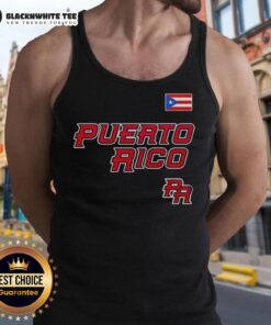 Good Puerto Rico World Baseball 2026 tank top featuring vibrant colors and bold graphics celebrating Puerto Rican pride.