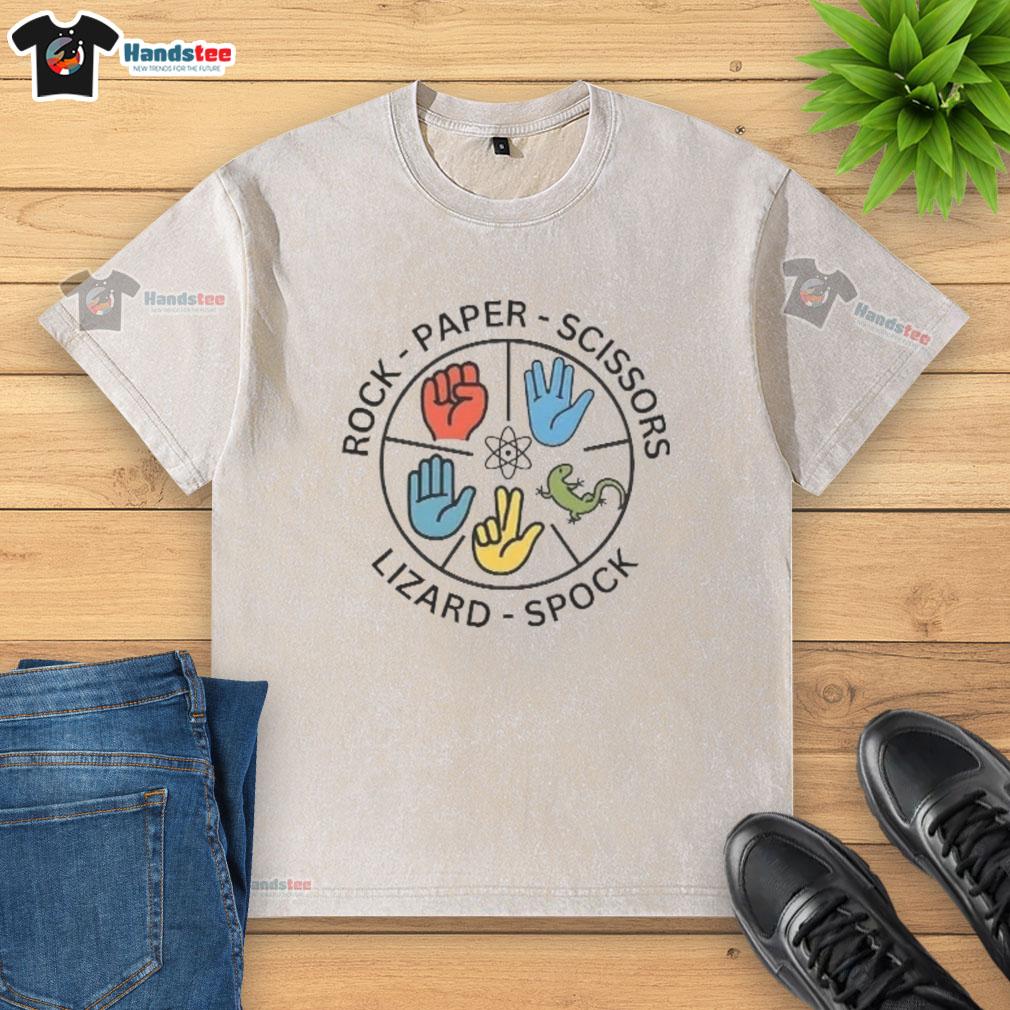 good-rock-paper-scissors-washed-t-shirt Good Rock Paper Scissors washed t-shirt featuring a playful graphic design in a soft, comfortable fabric.