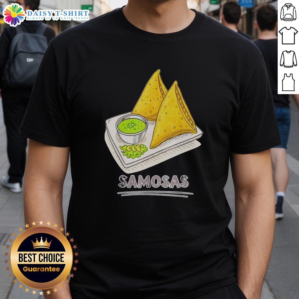 Good Samosa Lover Indian Snack Foodie Samosas T Shirt Good Samosa Lover T-Shirt featuring delicious Indian snack samosas, perfect for foodies and snack enthusiasts.