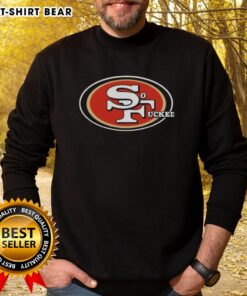 Alt Text: 2026 San Francisco 49ers sweatshirt featuring a bold 'So Fucked' logo for passionate fans and sports enthusiasts.