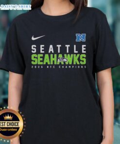 Good Seattle Seahawks NFL AFC Championship 2026 ladies tee featuring vibrant team colors and stylish design.