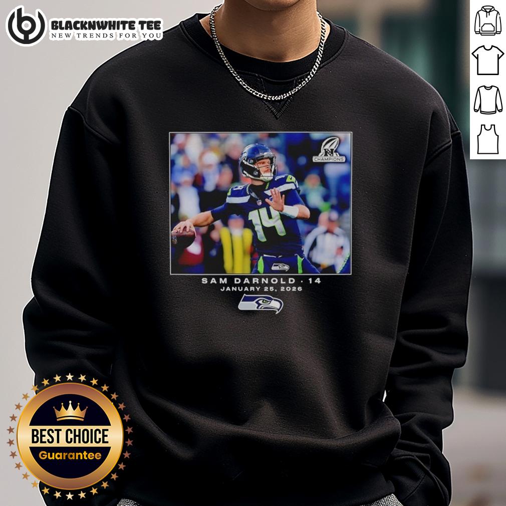 Good Seattle Seahawks Sam Darnold Nfl Flash Features Week 21 Sweatshirt Seattle Seahawks Sam Darnold NFL Flash Features Week 21 sweatshirt showcasing team colors and logo.
