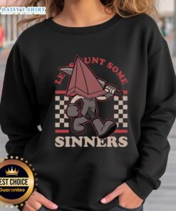 Good Silent Hill Pyramid sweatshirt featuring a sinister design, perfect for fans of horror and gaming culture.