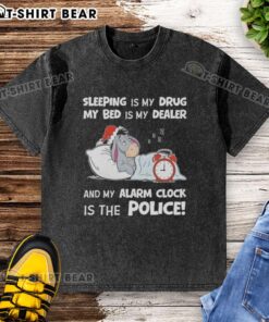 Good Sleeping Is My Drug t-shirt design featuring a playful print about sleep, perfect for sleep enthusiasts.