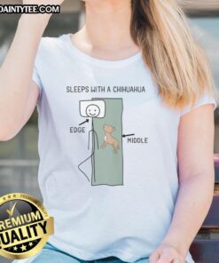 Charming ladies tee featuring a Chihuahua and the phrase 'Good Sleeps,' perfect for dog lovers and cozy nights.